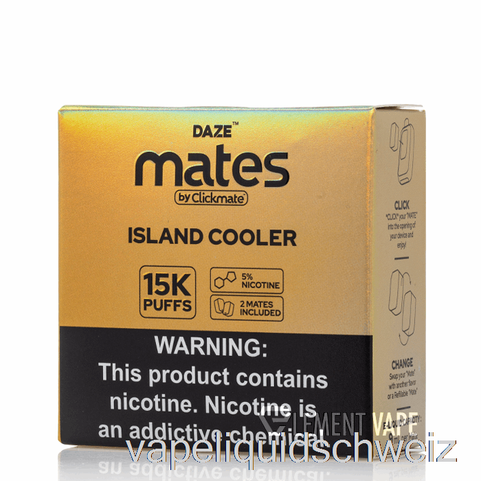 7 Daze Mate Pods Island Cooler Vape Ohne Nikotin